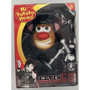 MR POTATO HEAD Elvis 68 Special Hair Leather Suit Microphone Mister Presley